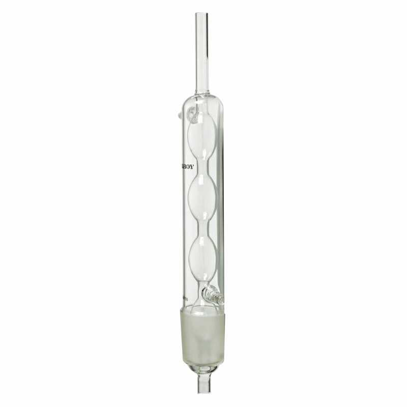 Glass Allihn Condenser for Soxhlet Extractor Distillation Lab Glassware with Standard Taper Joints - Scienmart