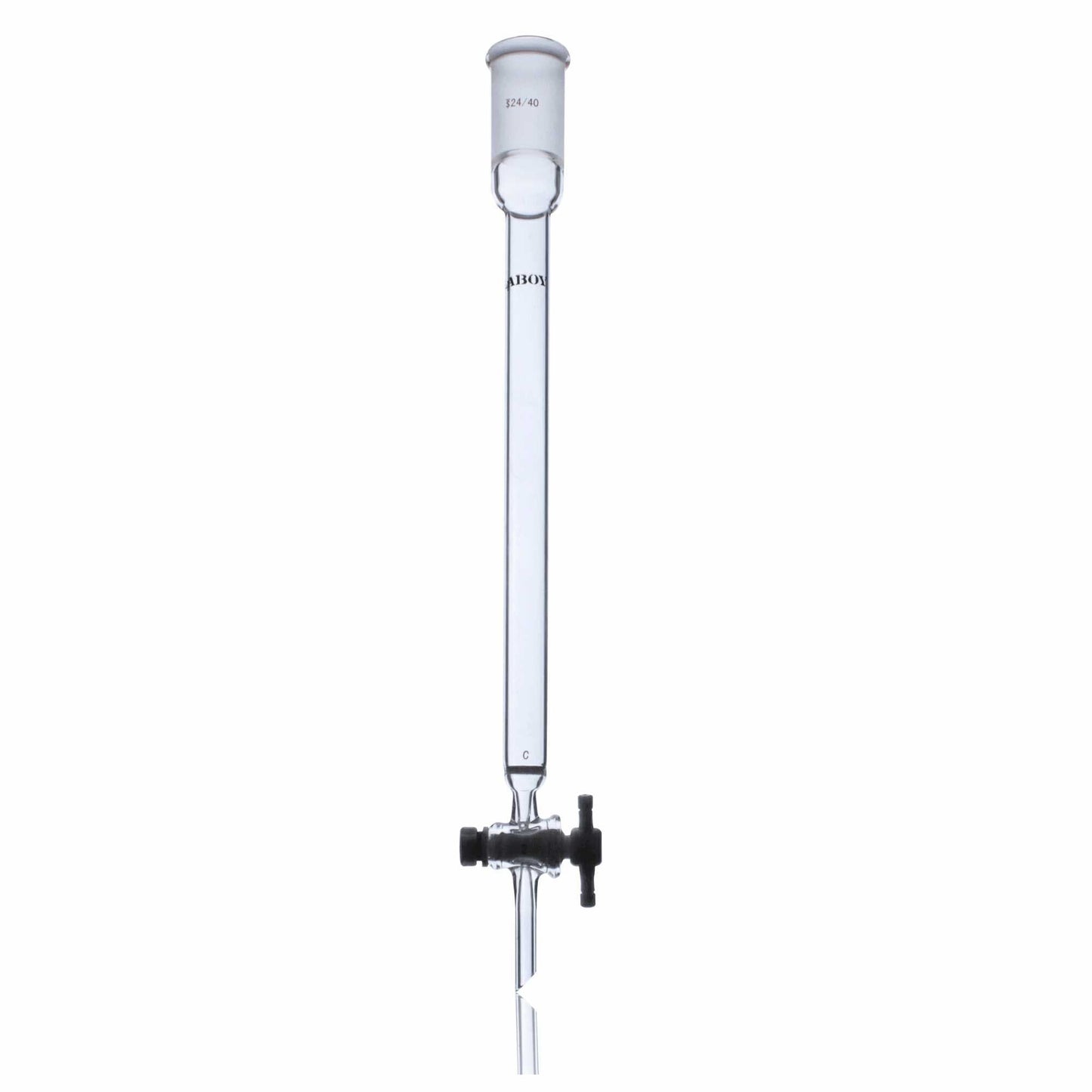Glass Chromatography Column Fritted Disc With PTFE Stopcock and Taper Joint - Scienmart