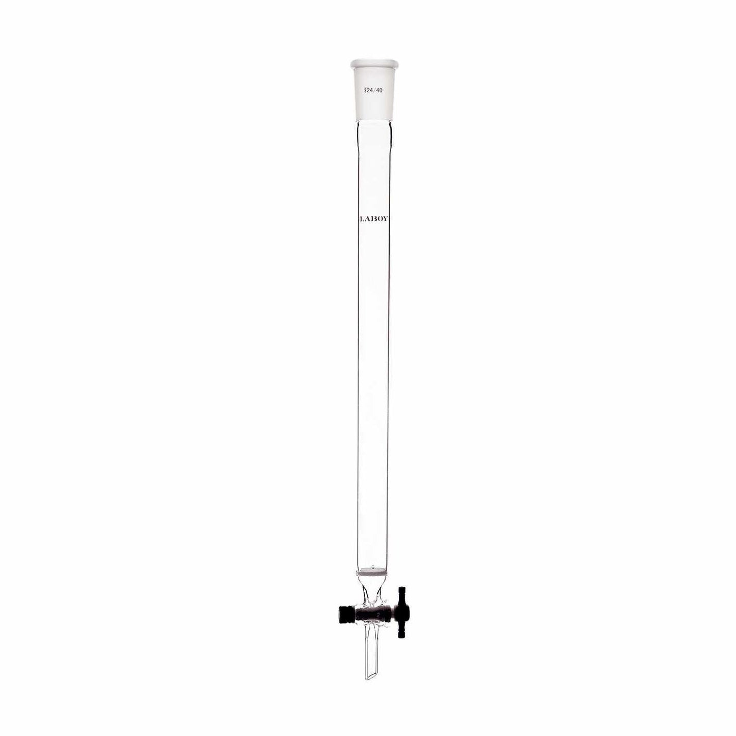 Glass Chromatography Column Fritted Disc With PTFE Stopcock and Taper Joint - Scienmart