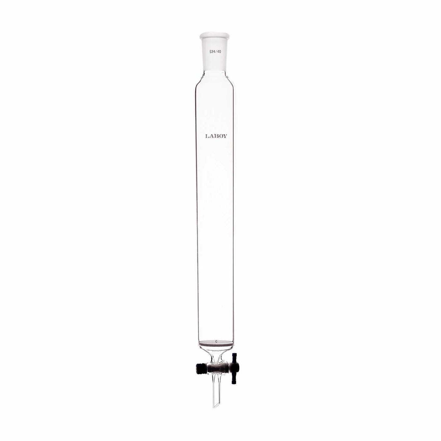 Glass Chromatography Column Fritted Disc With PTFE Stopcock and Taper Joint - Scienmart