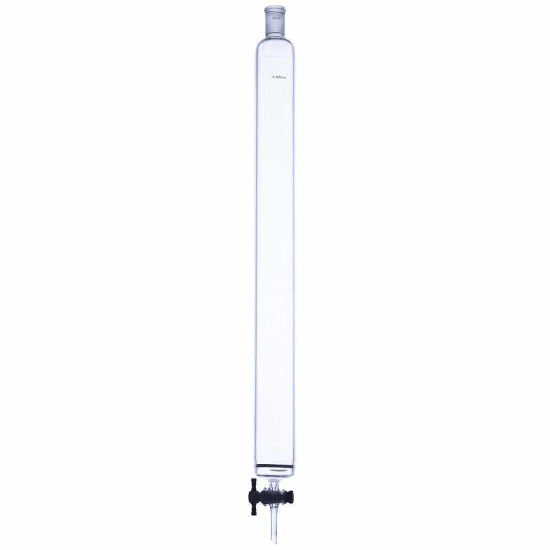 Glass Chromatography Column Fritted Disc With PTFE Stopcock and Taper Joint - Scienmart