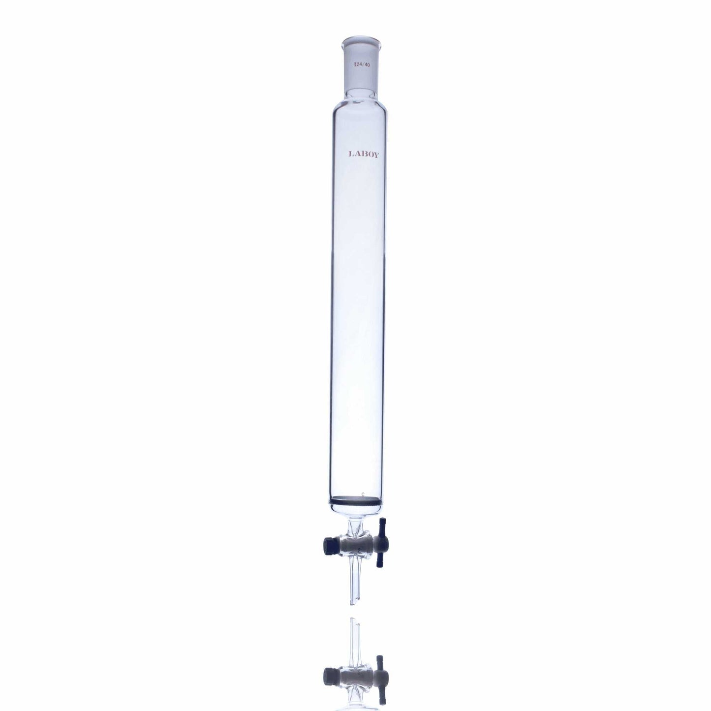 Glass Chromatography Column Fritted Disc With PTFE Stopcock and Taper Joint - Scienmart