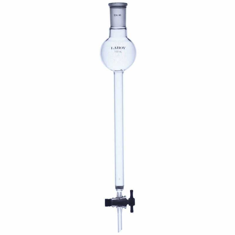 Glass Chromatography Column Fritted Disc With Reservior and Taper Joint - Scienmart