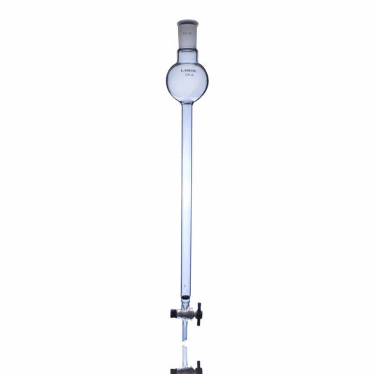 Chromatography Column Fritted Disc 24/40 With 100mL Reservior 17mm In Column O.D.And 203mm In Effective Length