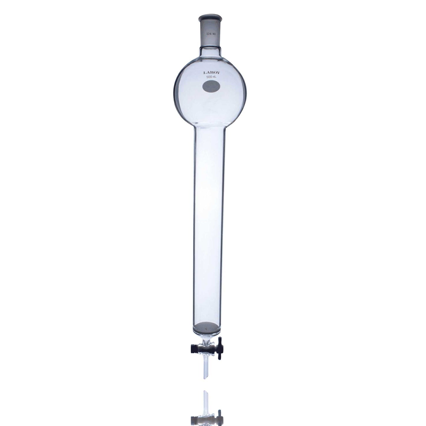 Glass Chromatography Column Fritted Disc With Reservior and Taper Joint - Scienmart