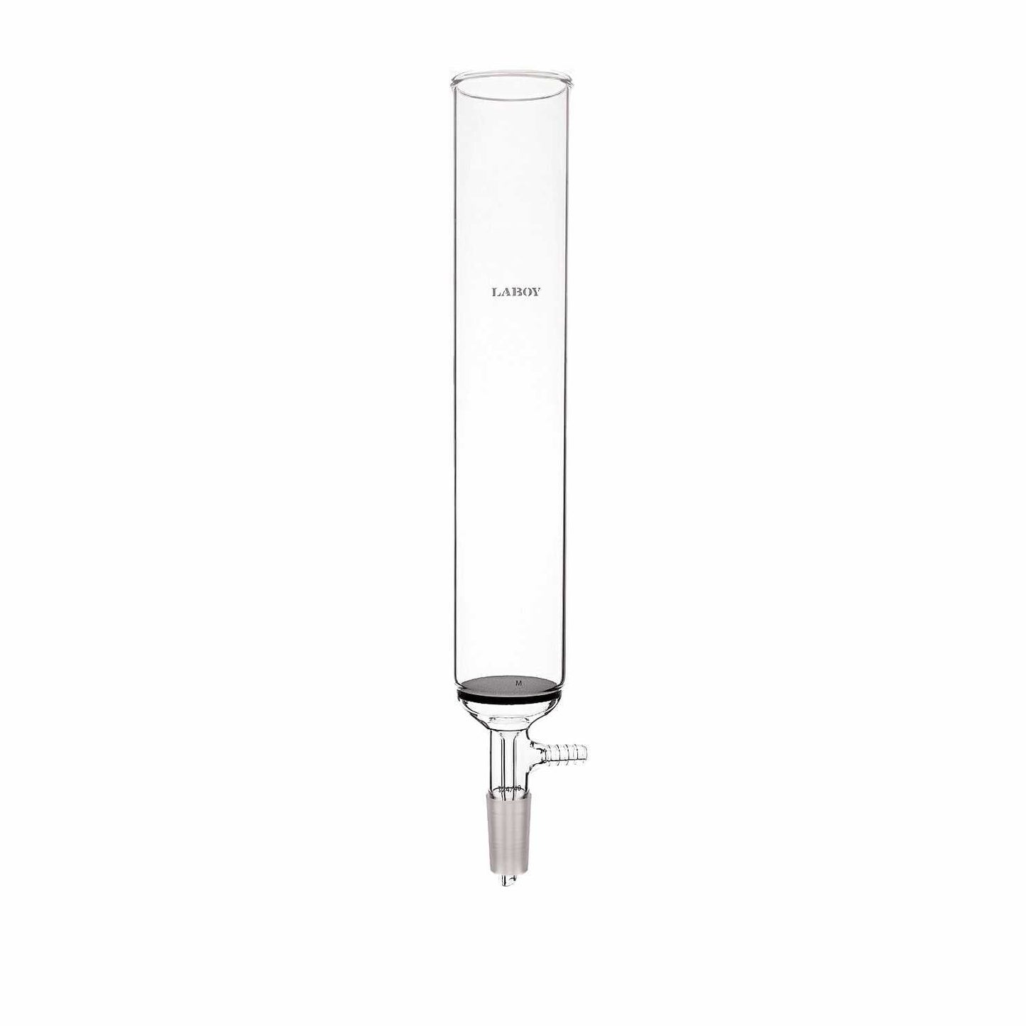 Long Column Filter Funnel 40mm In Column O.D.200mm In Length Medium Frit W 24/40 Joint