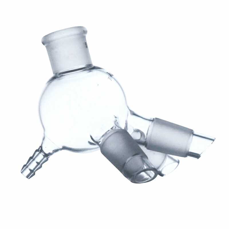 Glass Cow-type Distillation Receiver With Hose Connection - Scienmart