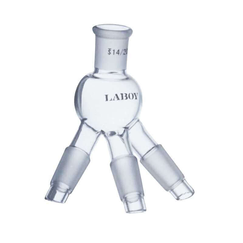 Glass Cow-type Distillation Receiver Without Hose Connection - Scienmart