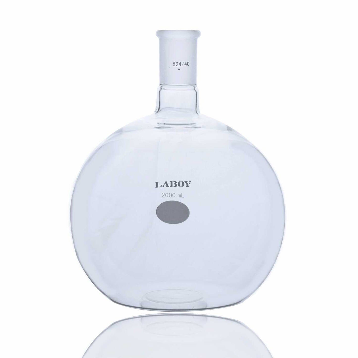 Glass Flat Bottom Boiling Flask Single Neck With Standard Taper Joint - Scienmart