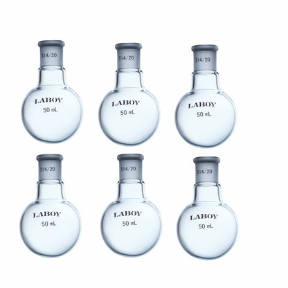 Glass Round Bottom Boiling Flask Single Neck With Standard Taper Joint - Scienmart