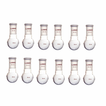 Glass Round Bottom Boiling Flask Single Neck With Standard Taper Joint - Scienmart