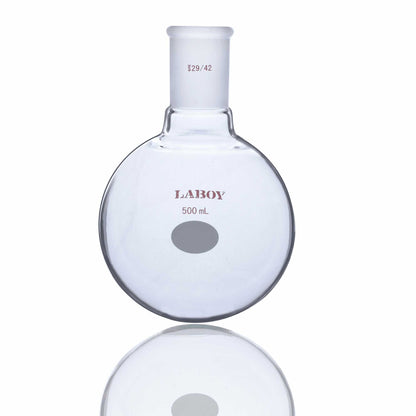 Glass Round Bottom Boiling Flask Single Neck With Standard Taper Joint - Scienmart