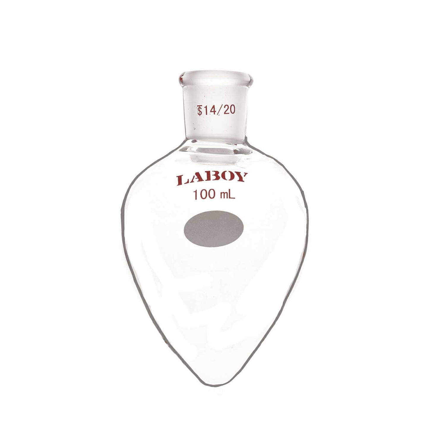 Glass Pear Shaped Heavy Wall Flask with Standard Taper Joint - Scienmart