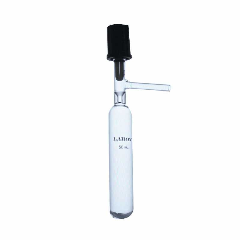 Glass Reaction/Storage Tube Schlenk Flask With High Vacuum Valve - Scienmart