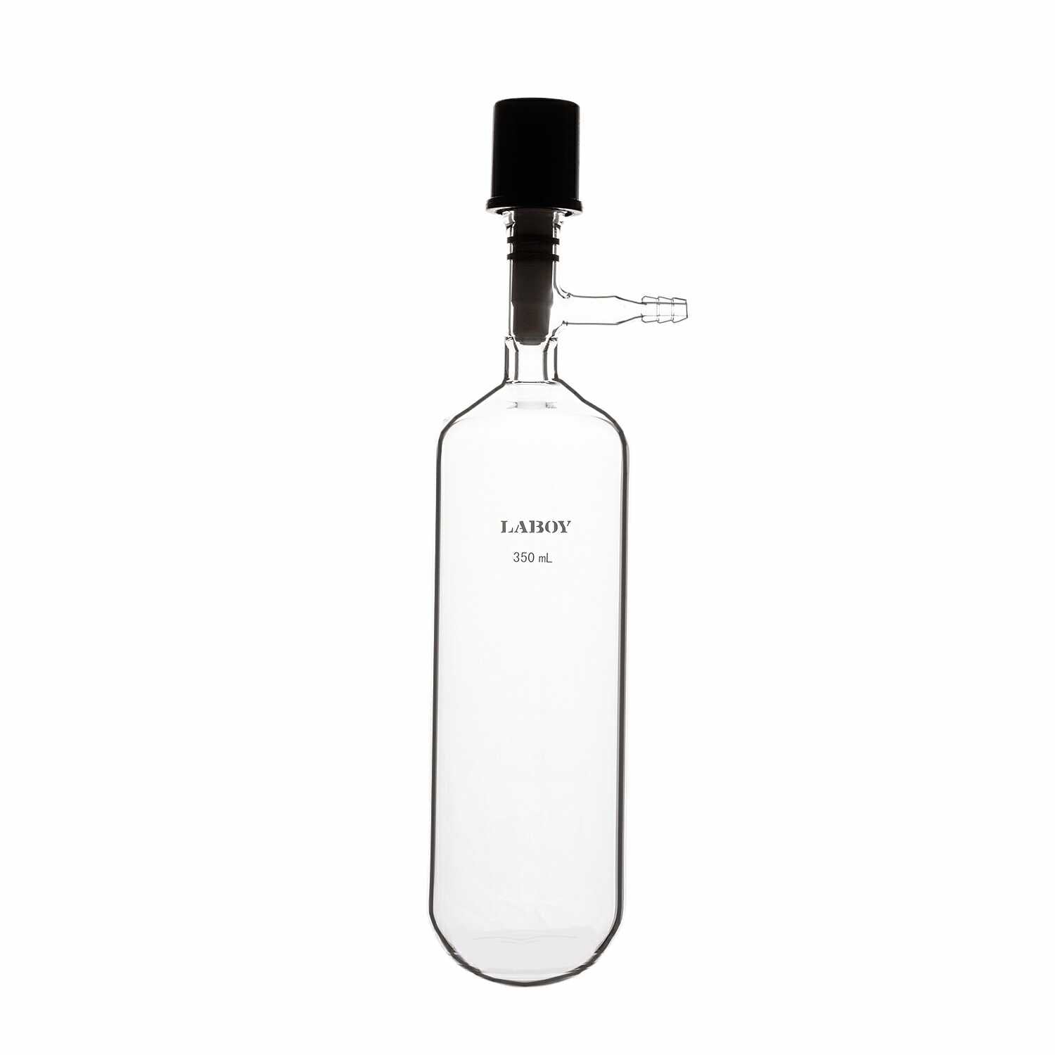 Laboy Glass Reaction/Storage Tube Schlenk Flask with High Vacuum Valve ...