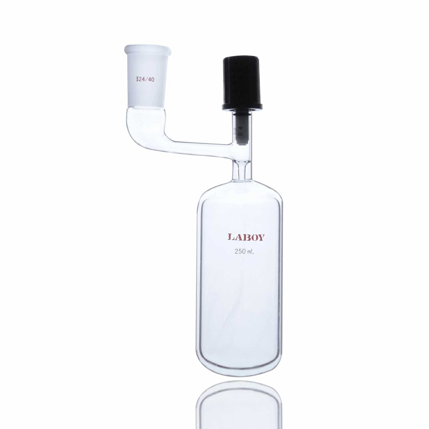 Glass Storage Tube Schlenk Flask with  High Vacuum Valve&Standard Taper Outer Joint - Scienmart