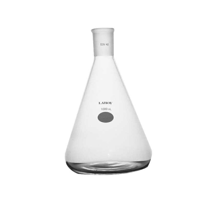 Glass Erlenmeyer Flask Heavy-wall Design With Standard Taper Joint - Scienmart