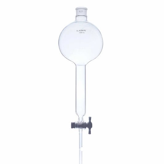 Separatory Funnel Sure-Grip 1000mL With 27# Joint & 4mm PTFE Stopcock