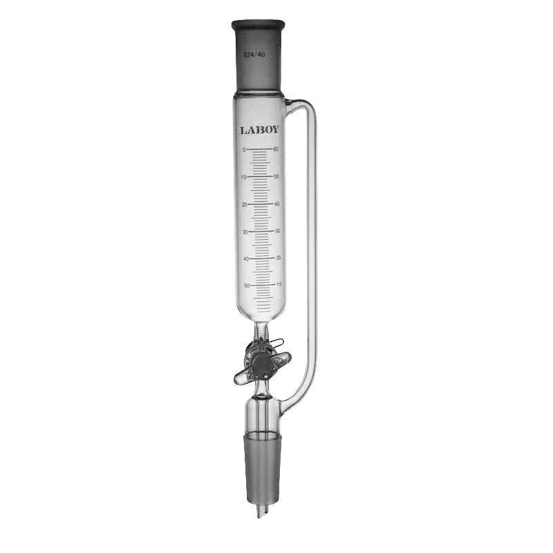 Glass Pressure-Equalizing Dropping Funnel with Glass Stopcock and Standard Taper Joints