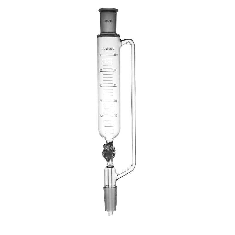 Pressure Equalizing Funnel 125mL W/ 24/40 Joint&2mm Glass Stopcock