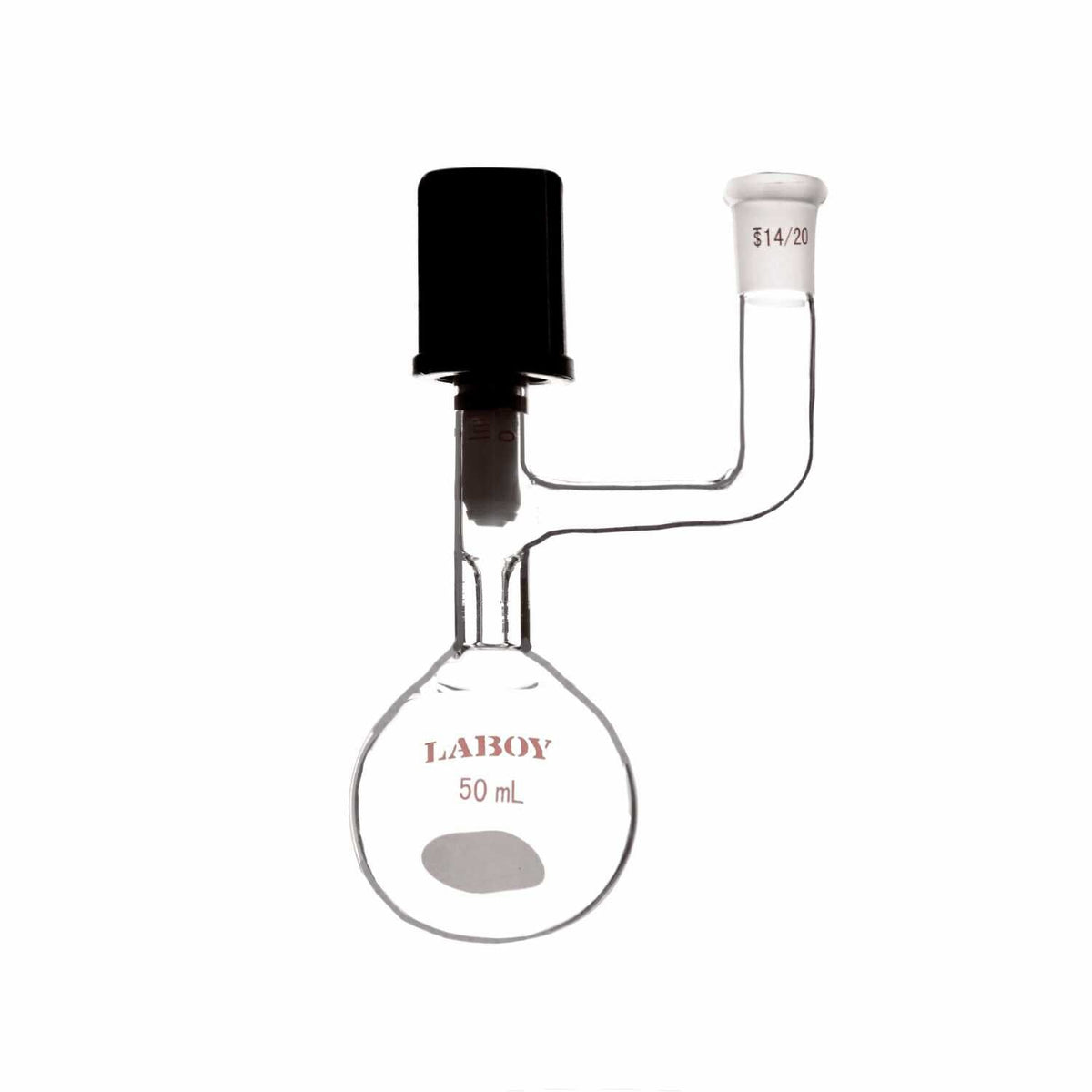 Labchen Flask Laboy Glass Schlenk Flask with High Vacuum Valve – Scienmart