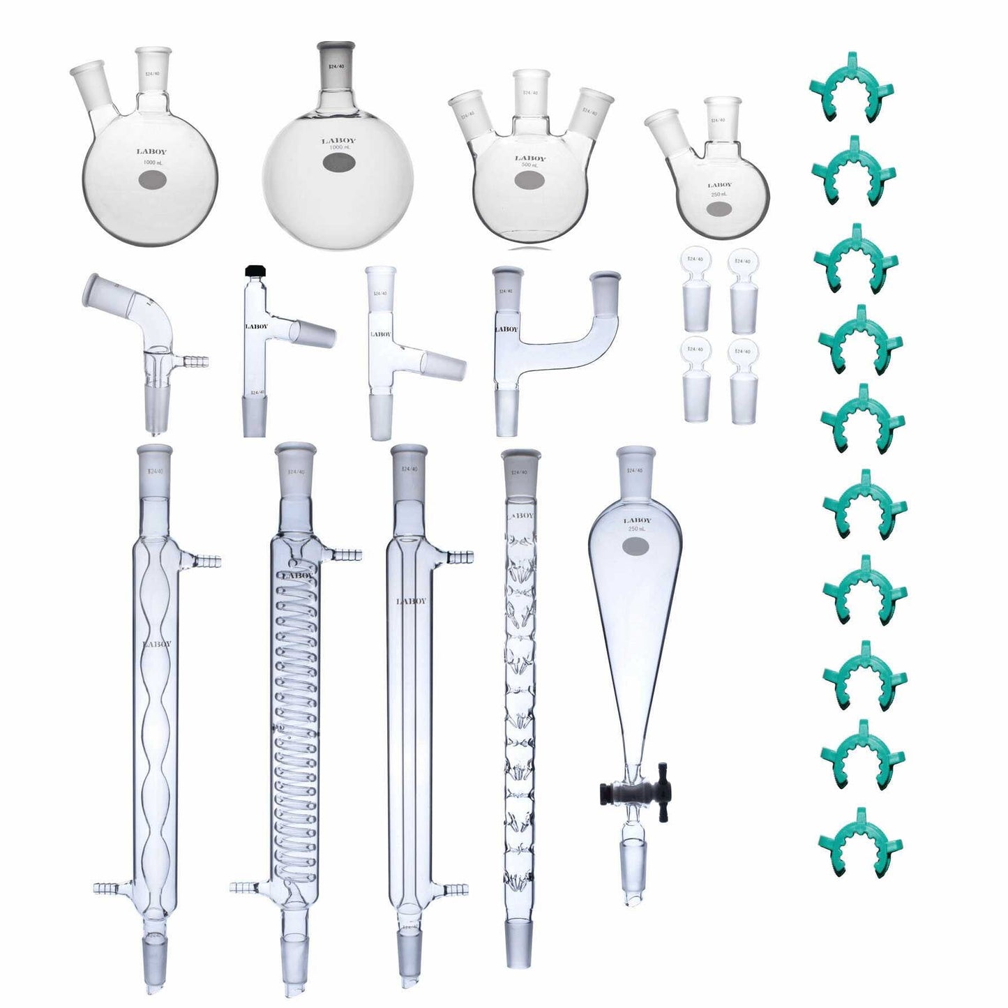 Advanced Chemistry Lab Glassware Kit 24/40