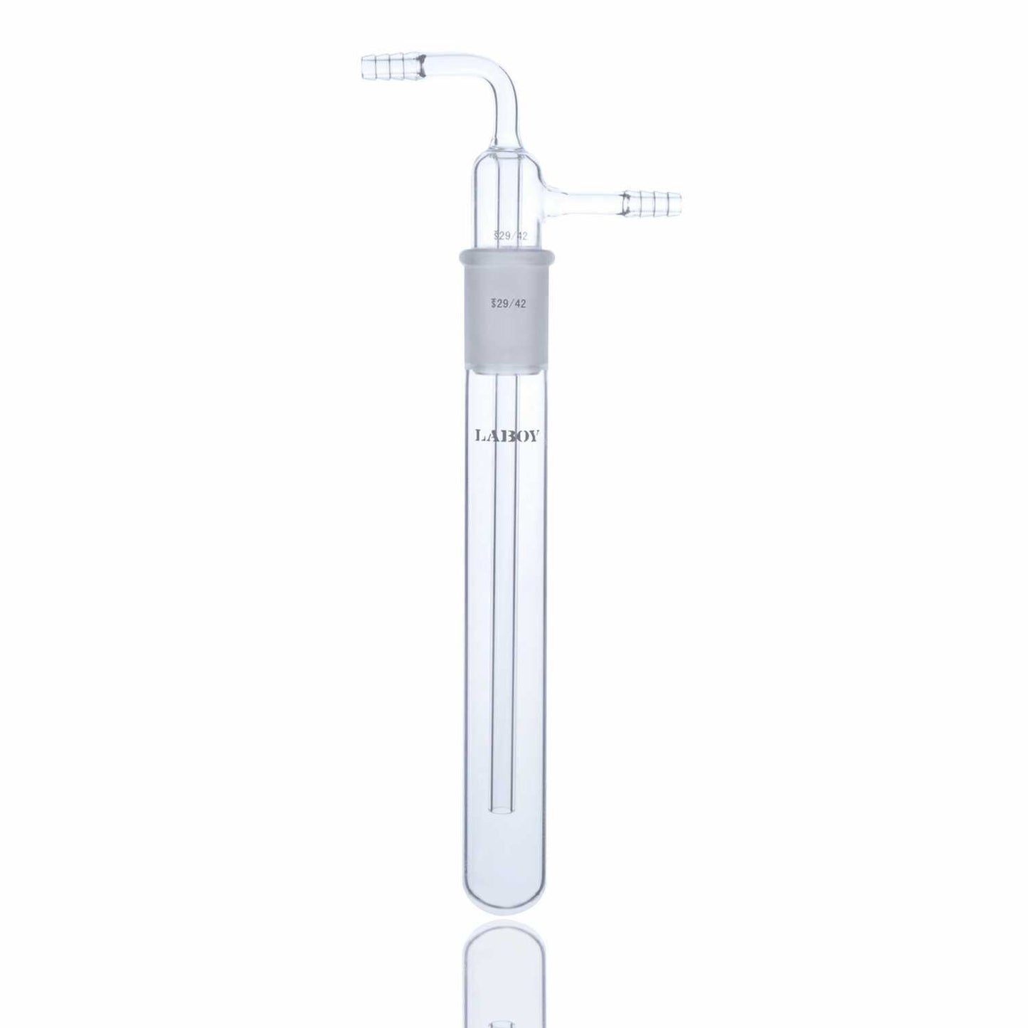 Glass Vaccum Trap  with Serrated Hose Conncetion and Standard Taper Joints