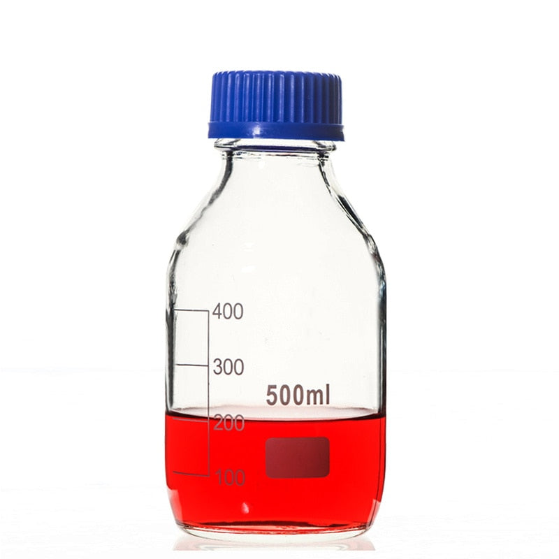 50ml-2000ml / Screw Cap Blue Screw Cap Glass Reagent For Laboratory Utensils Medical Supplies Laboratory Glass reagent Bottle - Scienmart