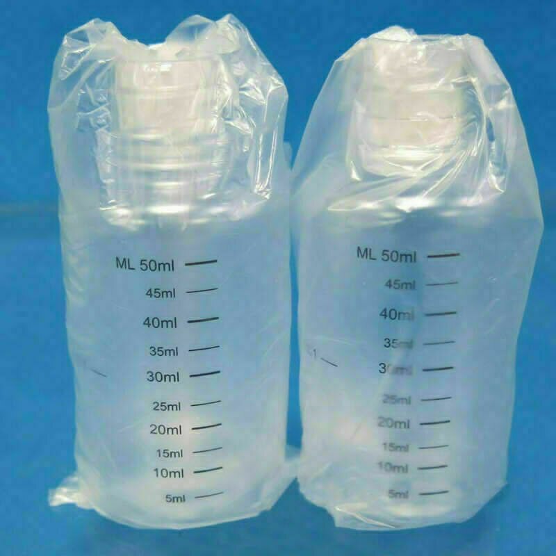 Plastic Dispensing Bottles with Twist Top Cap Squeeze Bottles with Graduated Measurements 5PCS of 30/60/100/120/250ml - Scienmart