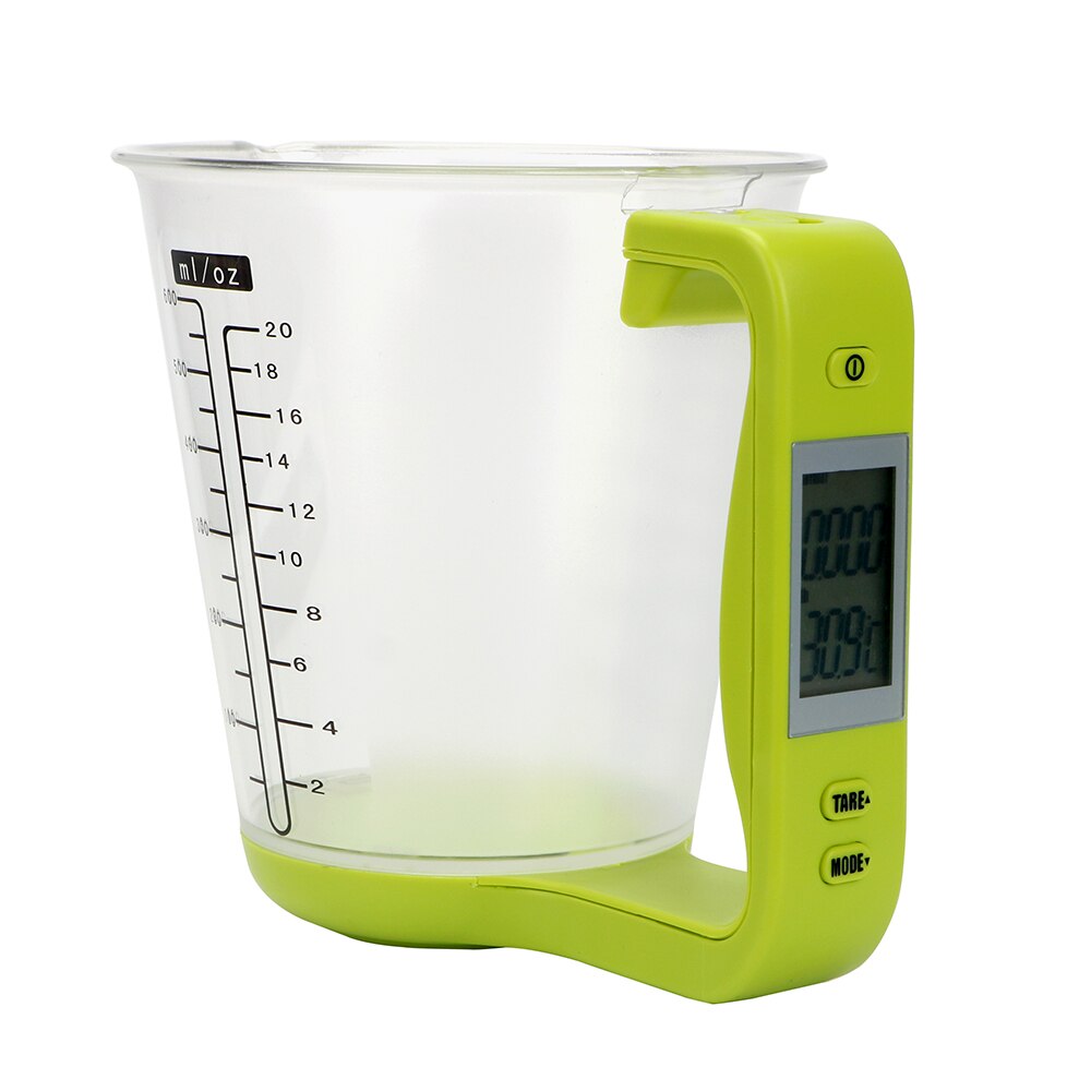 Kitchen Scales with LCD Display Digital Beaker Electronic Tool Hostweigh Measuring Cup Temperature Measurement Cups - Scienmart