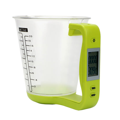 Kitchen Scales with LCD Display Digital Beaker Electronic Tool Hostweigh Measuring Cup Temperature Measurement Cups - Scienmart