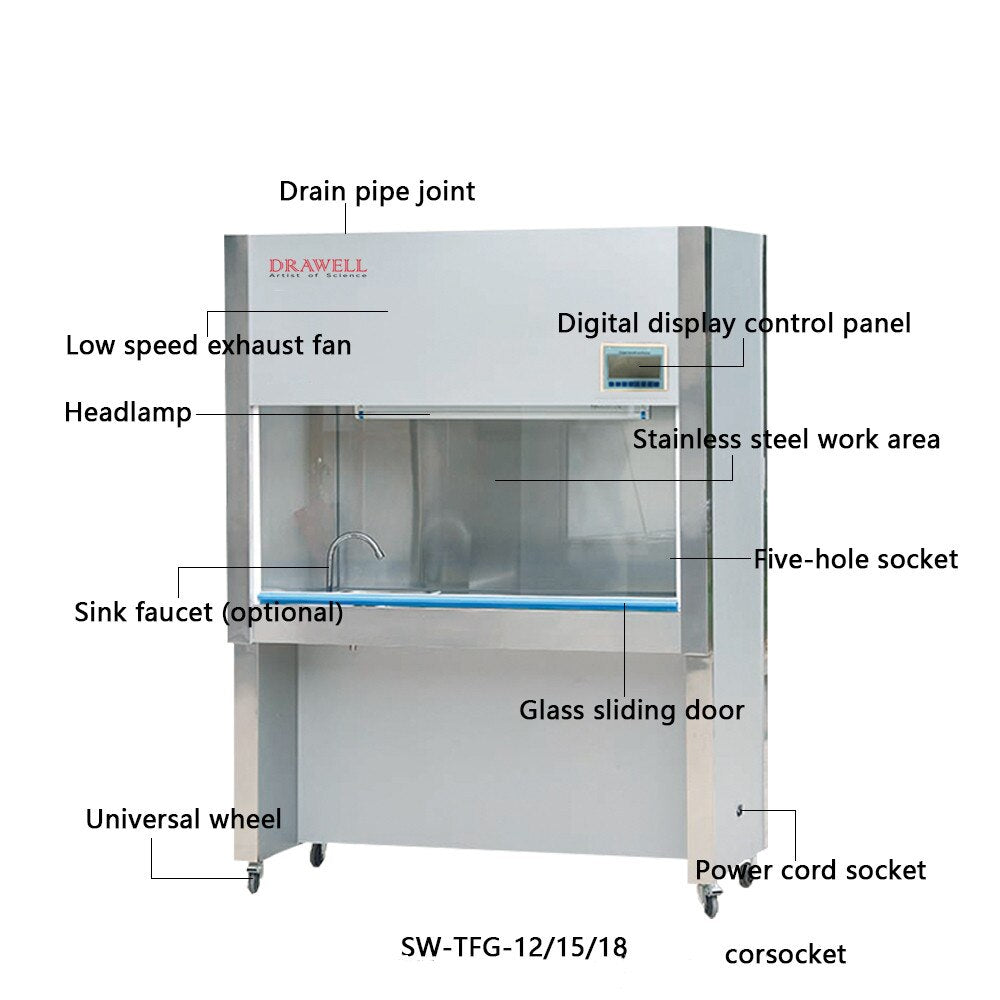 S.S Stainless Steel Multi-Function Chemical Fume Hood - Scienmart