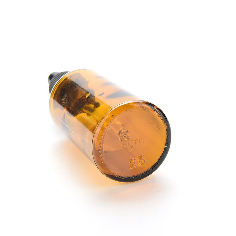 Amber Glass Dropper Bottle with Glass Pipette, 4 X 50Ml Glass Eye Dropper  Bottle